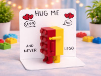 Cute Brick Couple 3D model
