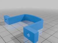 LED ring lamp mount 3D model