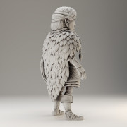 Stylized Viking 06 3D model