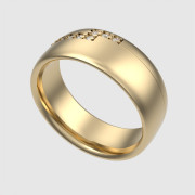 Contemporary Channel Ring JDBCo 3D model