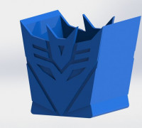 Transformers Pencil Holder 3D model