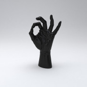 Hand ok printable 3D model