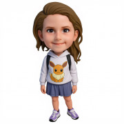 figurka dziweczynki 3D model