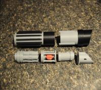 Lightsaber with internal components mega project! 3D model