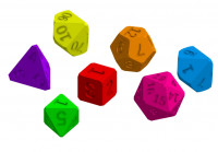 Dice Set 3D model