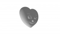 Heart emoji v2 3D model