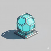 Low Poly Energy Core 3D model