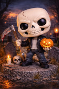 Cute Skeleton Figure 3D model