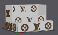 LV Makeup Storage 3D model