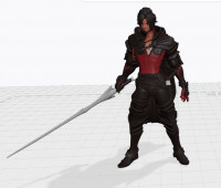 Clive from FFXVI 3D model