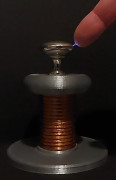 Grounding Post for Desk - Tesla Coil version 3D model