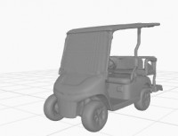 Generic Golf Cart 3D model