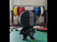 Cute Ninja 3D model
