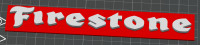 Firestone logo for office \ workshop 3D model