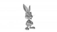 chibi style Bugs Bunny 3D model
