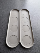 Seed pots and tray 3D model