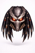 Predator Inspired Mask 3D model
