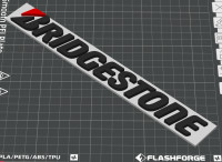 Bridgestone logo for office \ workshop 3D model