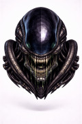 Alien Inspired Mask 3D model