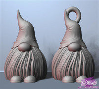 Gnome ( Christmas tree ) 3D model