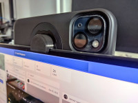 quadlock laptop webcam mount 3D model
