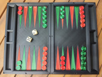 Backgammon with magnetic hinges 3D model