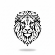 Universal lion wall decoration 3D model