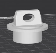 Gas Cap with a tie loop 3D model