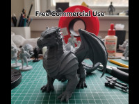 Compact Armored Dragon 3D model