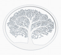 Encircled Tree 3D model