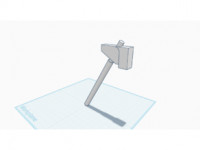 AR Grip Boolean template 3D model
