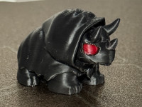 dark triceratops 3D model