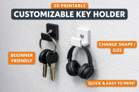 Wall Key Holder 3D model