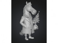 Festive Horse 3D model
