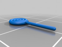 spiral lollipop 3D model