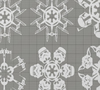 Star Wars Flake Plate **UPDATED** 3D model