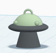 ufo keychain 3D model
