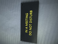 Do not disturb sign 3D model