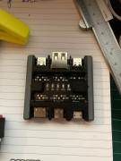 USB cable tester enclosure with open test points 3D model