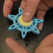 Fidget Spinner Einfacher Druck 3D model