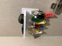 8 keys + tray holder 3D model