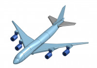 Boeing 747-8 3D model