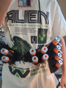 Nerf Silly Shell "Hedgehog" Carrier/Caddy Molle Rig 3D model