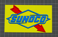 Sunoco logo for office \ workshop 3D model