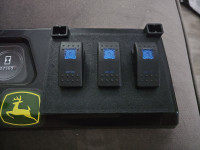Custom three panel switch for John Deere Gator 3D model