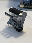 4A-GE 20V Inline-4 Engine Miniature 3D model