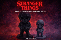 Stranger Things Skull Figurines Bundle #8 Jonathan 3D model
