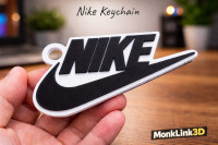 NIKE Logo Keychain 3D model