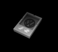 Ashtray VW R 3D model