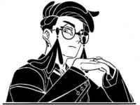 Corbeau stencil 3D model